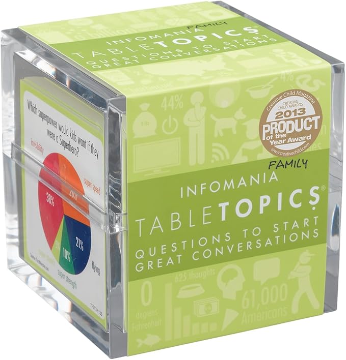 TABLETOPICS Family Infomania: Questions to Start Great Conversations by TableTopics