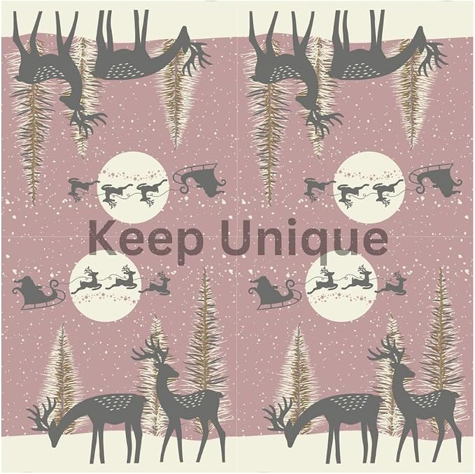 20-ct 13x13 Christmas Paper Decoupage Napkins, 3-Ply Servilletas Tissue Napkin - Image 4