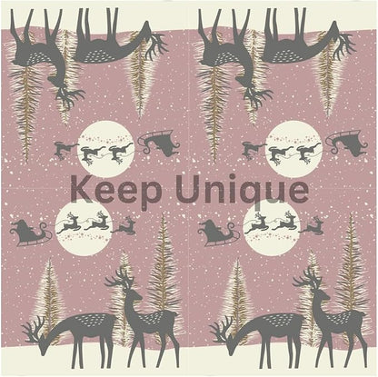 20-ct 13x13 Christmas Paper Decoupage Napkins, 3-Ply Servilletas Tissue Napkin - Image 4