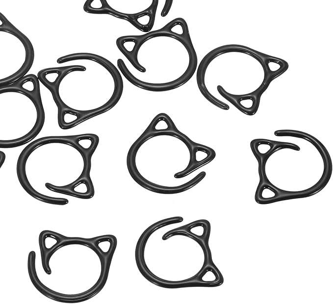 PATIKIL Cat Crochet Stitch Markers, 12 Pack Stitch Marker by PATIKIL