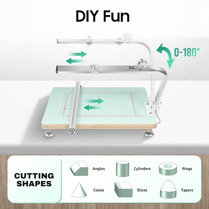 72W Electric Hot Wire Foam Cutter, Tabletop Portable Lightweight Foam Cutting - Image 6
