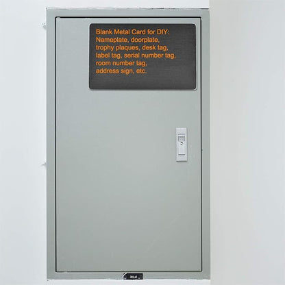 uxcell Blank Metal Card 88x53x1mm Anodized Aluminum Plate - Image 4