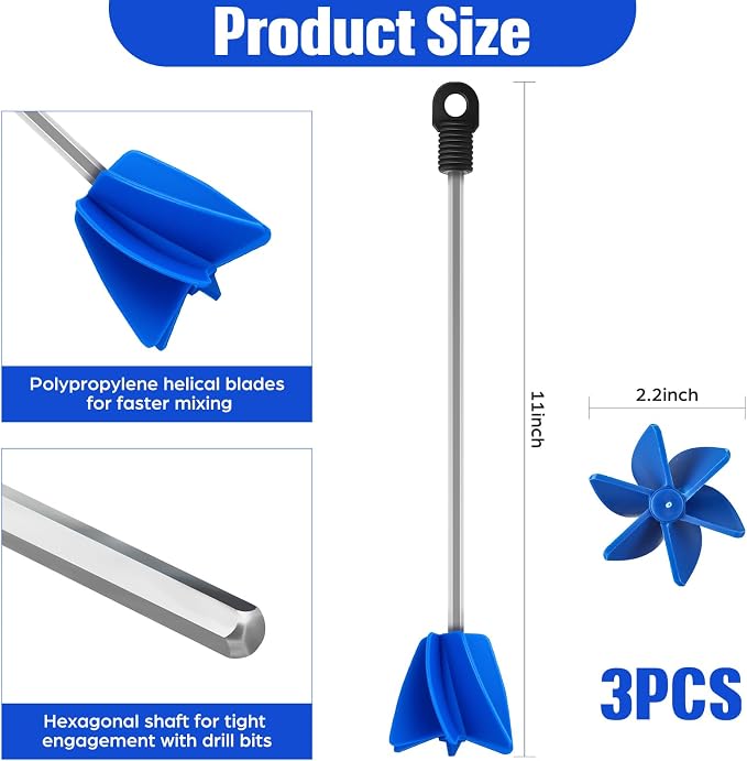 Loosh 3 Pcs 11 Inch Paint Stirrer - Image 2