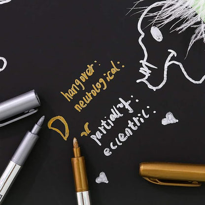 MYARTOOL Metallic Marker Pens, Gift Card Making, Scrapbooking, DIY Photo Album - Image 3