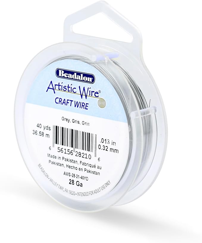 Artistic Wire, 28 Gauge Tarnish Resistant Colored Copper Craft Wire, 40 yd by Unknown