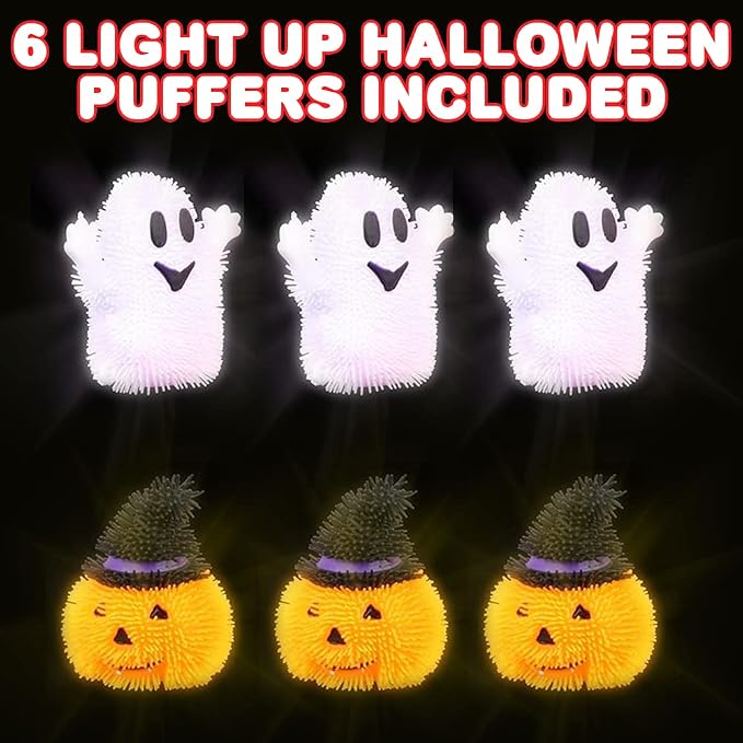 ArtCreativity LED Fidget Toys, Kids and Adults, Includes Ghost and Pumpkin Toys - Image 2