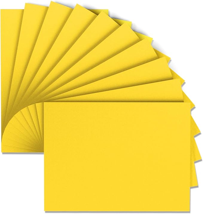 MEARCOOH Yellow Foam Sheets Crafts 9x12 Inch 2mm Eva Color Craft Foam Paper by MEARCOOH