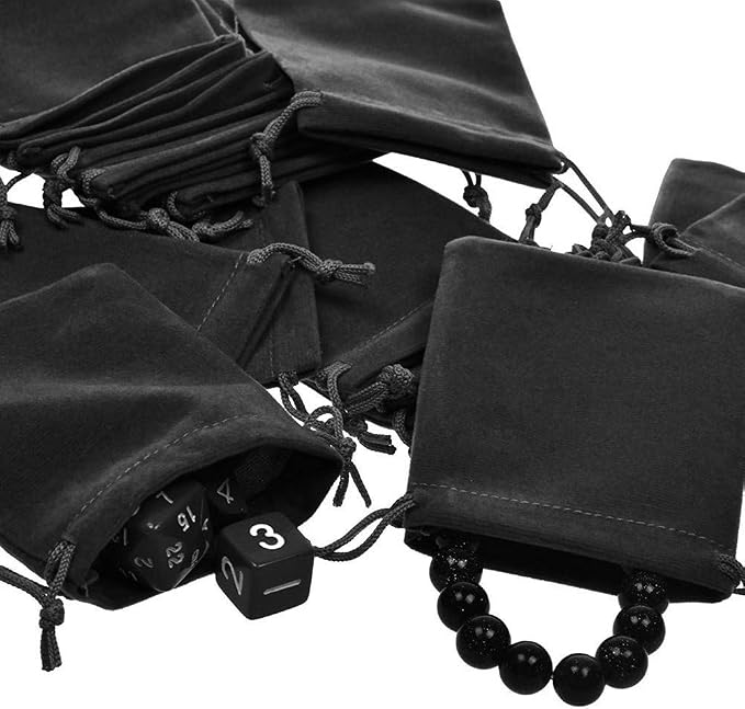 Colorsheng 20pcs 4.5 "X 5.5" Velvet Drawstring Cloth Jewelry Pouches Gift Candy - Image 4