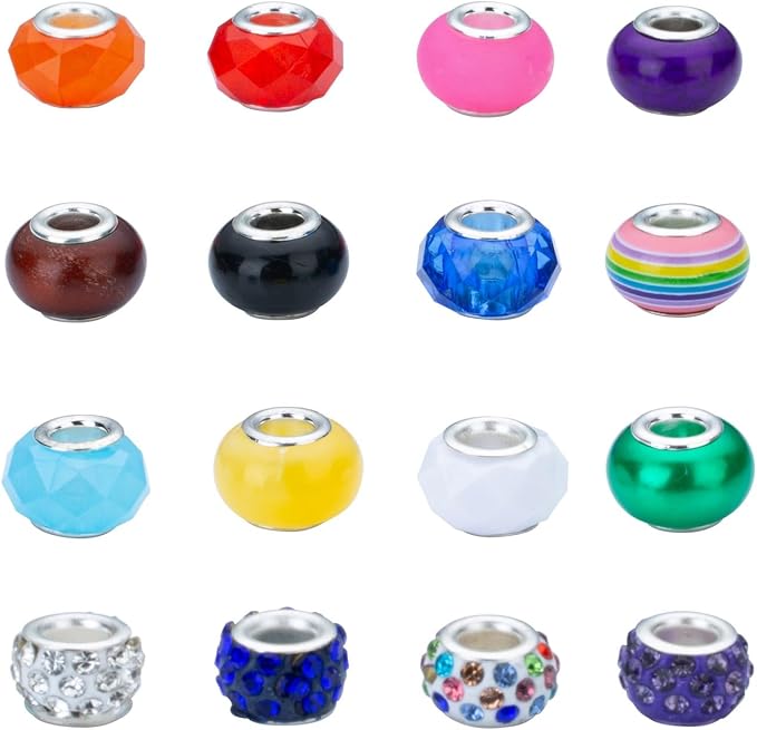 LAIDANLA Rainbow Large Hole Beads, Loose Beads - Image 4