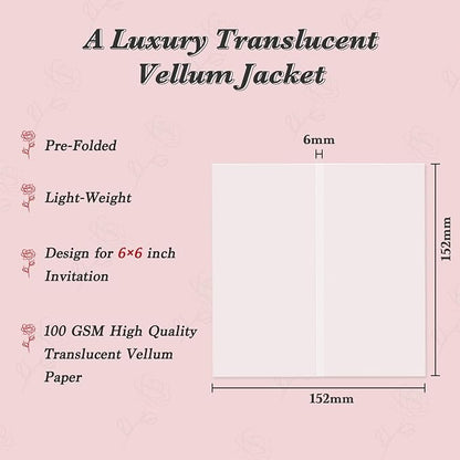 60 Pack Pre-Folded Vellum Jackets - Image 2