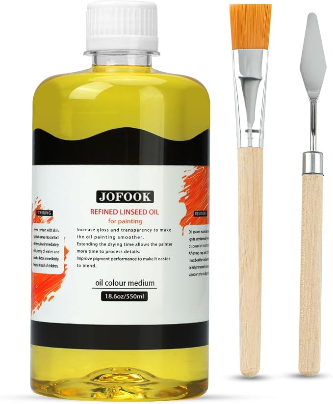 JOFOOK Refined Linseed Oil Medium by JOFOOK