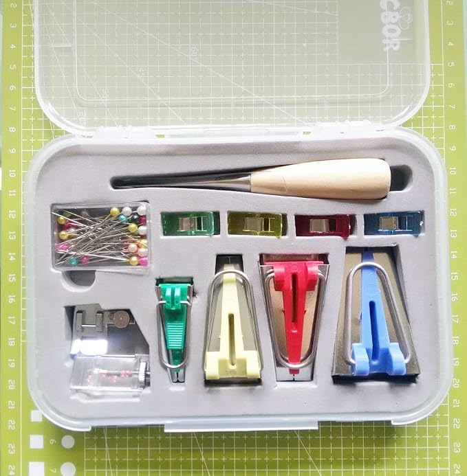 YICBOR Bias Tape Maker 6mm 12mm 18mm 25mm Fabric Bias Binding Maker - Image 2