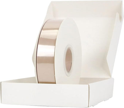 HUIHUANG Satin Ribbon 1 inch Vanilla Silk Satin Ribbon 50 Yards Double Face - Image 6