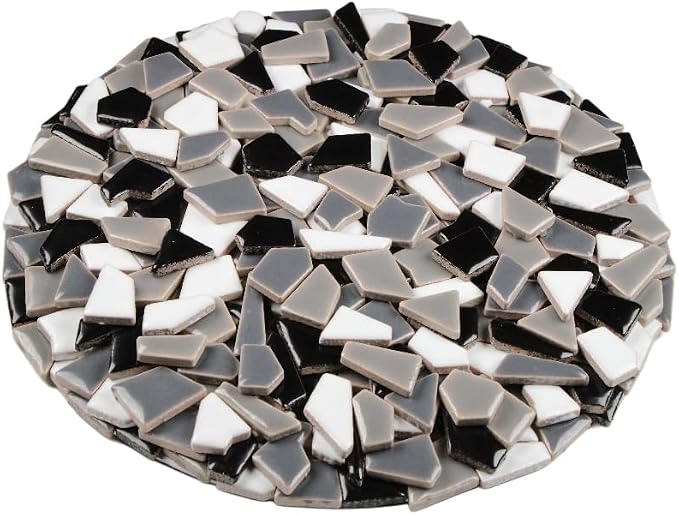 Ceramic Mosaic Tiles for Crafts & Art Projects 200 Grams Vibrant Colors Pieces - Image 5