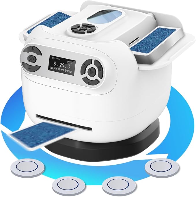 2025 Automatic Card Shuffler and Dealer Machine, 2-in-1 360°Rotating Card by Unknown