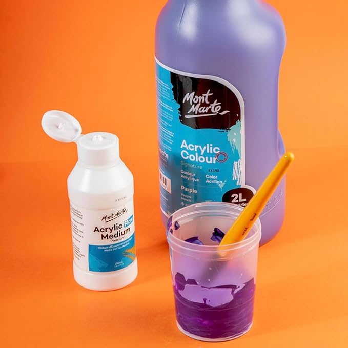Mont Marte Premium Acrylic Flow Medium 8.45oz - Image 6