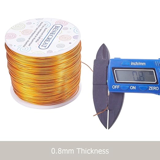 BENECREAT 20 Gauge 770FT Aluminum Wire Anodized Jewelry Craft Making Beading - Image 8