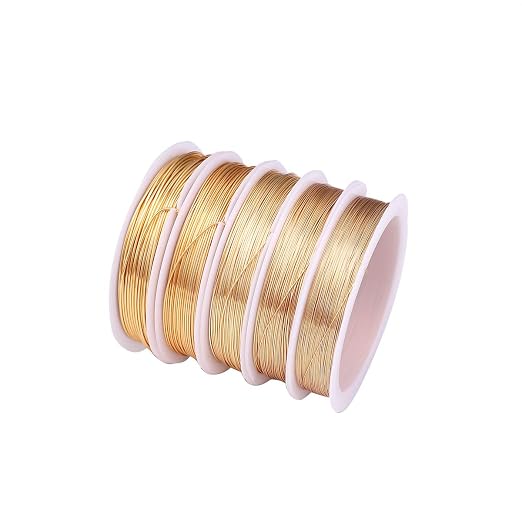 KC Gold Copper Wire 0.4mm Bead Cord - Image 3