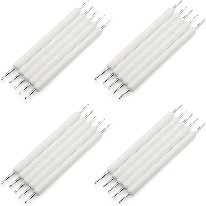4 Set Embossing Stylus Double End Tracing Dotting Tool, Embossing Art by Unknown