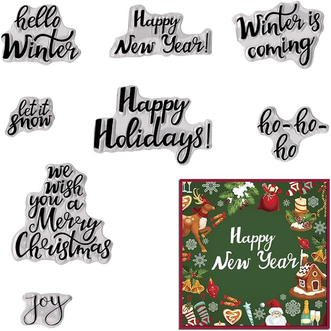ABTOLS Merry Christmas Clear Stamps by ABTOLS