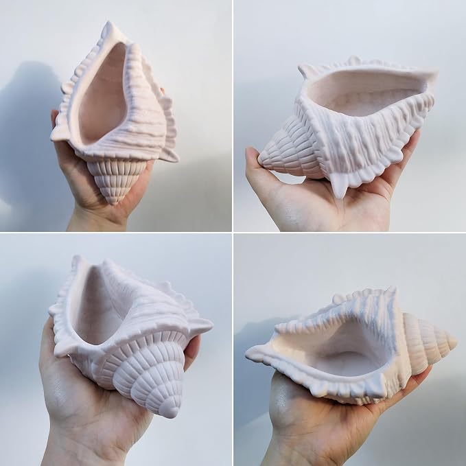 Wehous Large Conch Silicone Mold Unique Conch Shaped Tray Resin Concrete Mold - Image 2