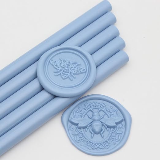 Dusty Blue Wax Seal Sticks 26pcs, Andotopee Glue Gun Wax Seal Sticks - Image 2