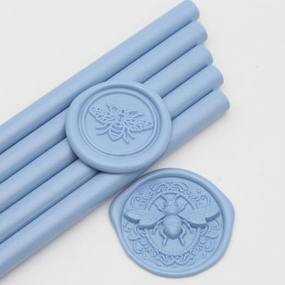 Dusty Blue Wax Seal Sticks 26pcs, Andotopee Glue Gun Wax Seal Sticks - Image 2
