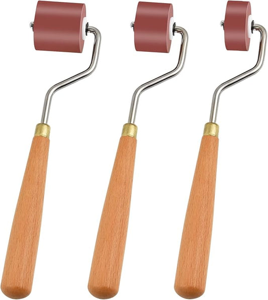 Milkary Rubber Rollers Brayer, Craft Stamping Brayers, Stamping Tools by Milkary
