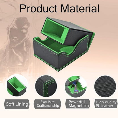 Dice Tower and Tray, Portable Commander Deck Box, Foldable Dice Storage Box - Image 4