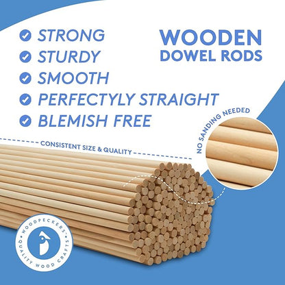 Dowel Rods Wood Sticks Wooden Dowel Rods - Image 5