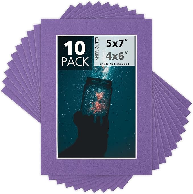 Mat Board Center, 5x7 for 4x6 Color Mats by MatBoardCenter