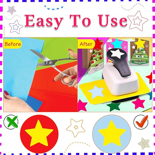 Star Hole Punch, Star Paper Punch, Stars Punches - Image 6
