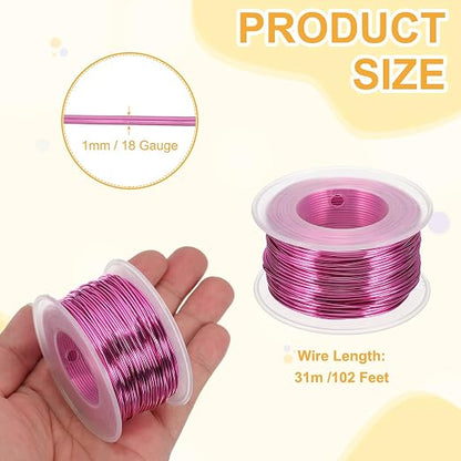 uxcell 18 Gauge / 1mm Anodized Aluminum Wire - Image 2