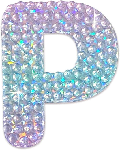 StickerBeans® Rhinestone Alphabet Letter Sticker P by StickerBeans
