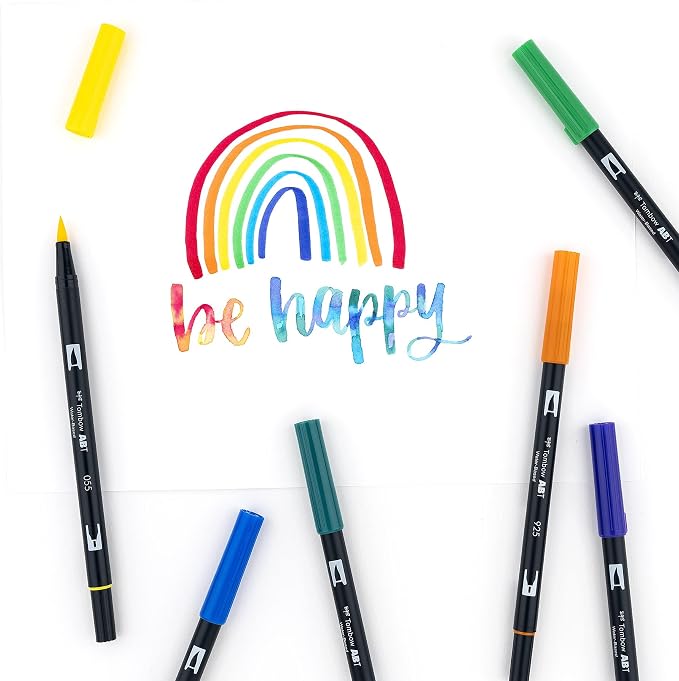 Tombow Dual Brush Marker 10-Piece Set: Primary - Image 10