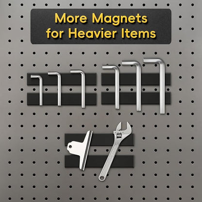 Magnetic Strips Self Adhesive, 6 Pack 6" x 1" Sticky Back Magnet Tapes - Image 7
