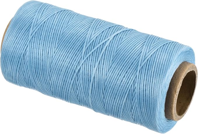 MECCANIXITY Waxed Thread, 197 Yard 1mm 210D Flat Wax Thread Polyester Waxed by MECCANIXITY