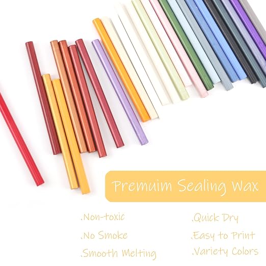 Lilac Purple Wax Seal Sticks 26pcs, Andotopee Glue Gun Wax Seal Sticks - Image 5