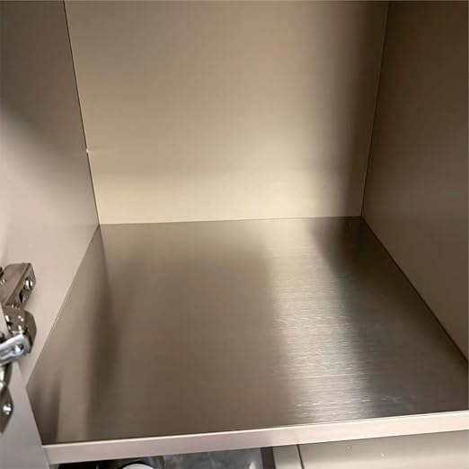 316L Stainless Steel Sheet 8x8x0.031 2 Pack, Brushed Metal Plates - Image 6