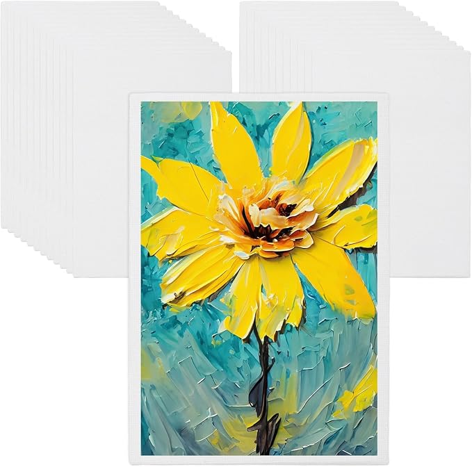 MECCANIXITY Canvas Boards for Painting, 4x6 Cotton Blank Primed Art Canvas by MECCANIXITY