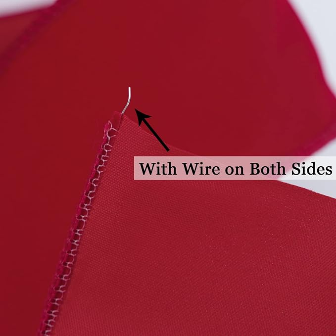 MEEDEE Red Velvet Ribbon - Image 3