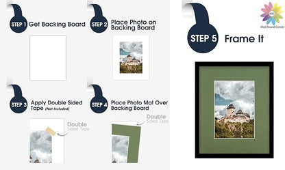 Mat Board Center, 8x10 for 5x7 Rock Garden Color Mats - Image 5