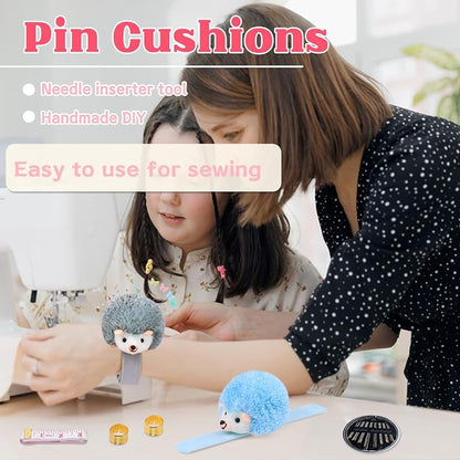 UzecPk Wrist Pin Cushion Kit, Sewing Products Including 2 Wrist Pin Cushion - Image 3