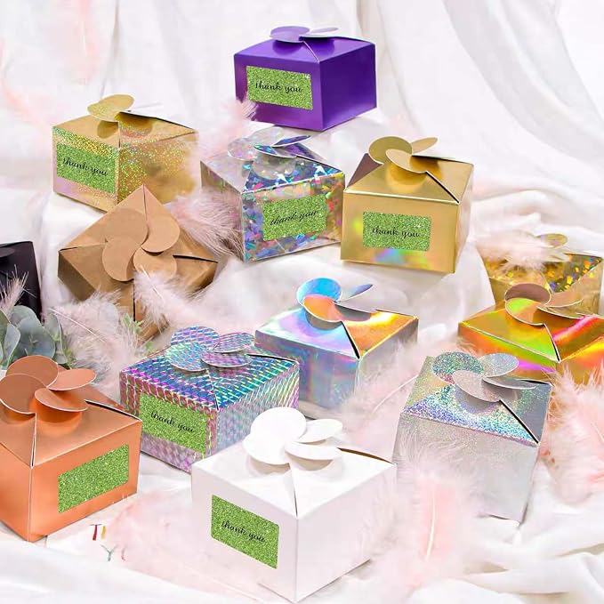 2.25"x1.25" Holographic Thermal Labels Stickers, Glitter Direct Thermal Printer - Image 5