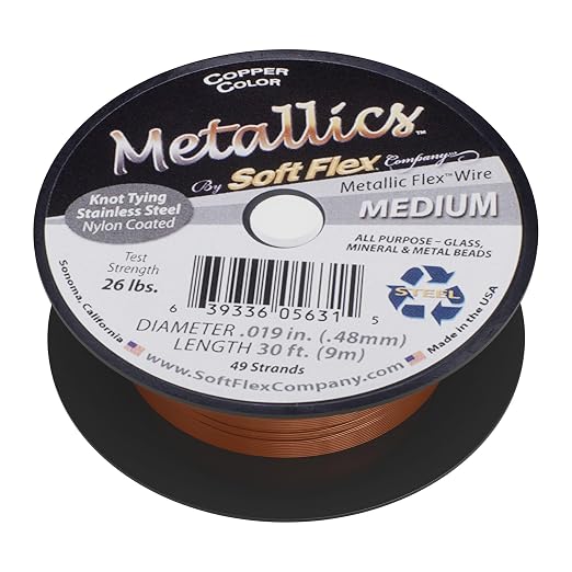 Soft Flex 49 Strand Beading Wire by SoftFlex