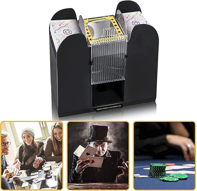 Nileole 6 Decks Automatic Card Shuffler, Battery-Operated - Image 2