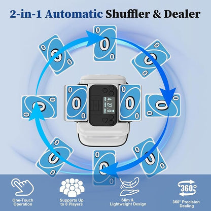 2-in-1 Automatic Card Shuffler & Dealer - Image 2