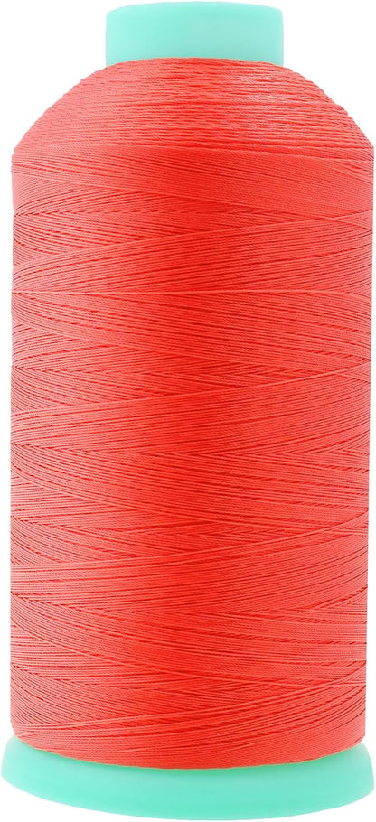 Mandala Crafts Bonded Nylon Thread Coral Heavy Duty Sewing Threads by MandalaCrafts