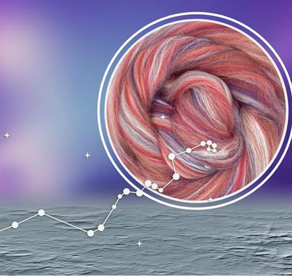 Revolution Fibers – Constellation Range Roving | Multicolored Tonal Blend of - Image 4