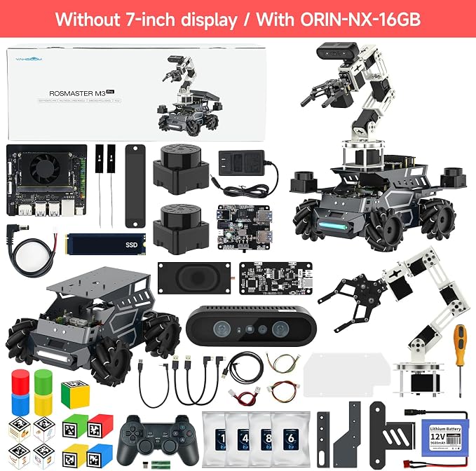 Yahboom ROS2 Robot Kit with Jetson Orin NX 16GB Super Large AI Model with 6DOF - Image 2